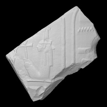 relief depiction ma'at scan art artifact egypt egyptian limestone arthistory archaeology polychromy yale pigment ipch structuredlight artecspider yaleuniversityartgallery yuag maat 3d print model - Mito3D