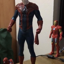 spider Peter Parker einfach drucken Ventilator Kunst Büste Wunder Spinne passen 3d print model - Mito3D