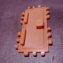 2x1 dikdörtgen kapı oyuncaklar oyunlar konteyner polipanel polypanelscompetition 3d print model - Mito3D
