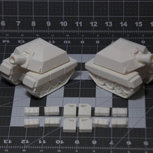 minúsculo tanque juguetes juegos niños jugar juguete guerra 3d print model - Mito3D