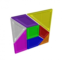 tangram toys & games brinquedos ticos 3d print model - Mito3D