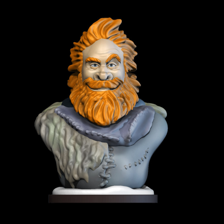 Tormund Giantsbane jogos tronos Admirador arte 3 caricatura tormundgiantsbane 3D print model - Mito3D