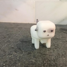 impressão colocar cão brinquedos jogos fofa articulado printinplace cachorro ravensburgermoment 3d print model - Mito3D