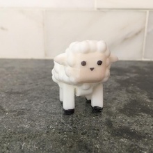 impresión sitio oveja juguetes juegos lindo articulado Cordero ravensburgermoment 3d print model - Mito3D