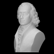 James Madison busto escanear historia oficina Estados Unidos decoración 3d establecimiento padre 3d print model - Mito3D