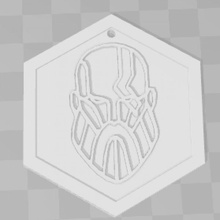 Dio guerra avatar portachiavi chiave gow kratos chaverio 3d print model - Mito3D