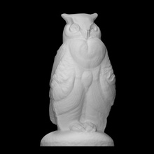 eagle owl scan animal bird germany sculpture statue wood berlin anton-puchegger uhu alte nationalgalerie 3d print model - Mito3D