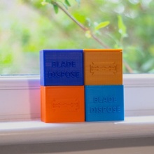 Rasierer Klinge entsorgen Box Garten Badezimmer Rasieren Golder Sicherheit 3d print model - Mito3D