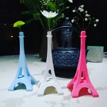 Soleiffel jardim imprimível decoração fácil impressão torre torção vaso Paris monumento França aniversário Torre Eiffel vasos casa flor soliflor 3dgregor 130years 3d print model - Mito3D