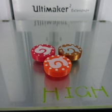 kemono amigos botão ultimaker Construir 3d impressora amigo dual extrusion 3d print model - Mito3D