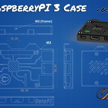Raspberry Pi 3 caso bainha lt octoprint gt framboesa polvos prusa prusi3 3d print model - Mito3D