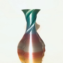 secouer torsion vase jardin fleur art pot 3d print model - Mito3D