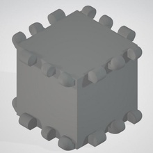 polycube cube 3d print model - Mito3D