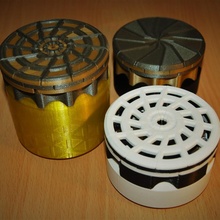 dodeca-iris box & garden container gift mechanical iris irisbox 3d print model - Mito3D