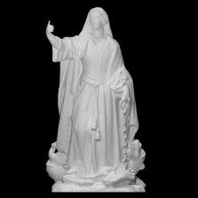 Jungfrau Maria Scan Kette Christian Drachen Skulptur Statue Holz Kirche 3dprint Bibel 3dscan Heilige katholisch 3d print model - Mito3D