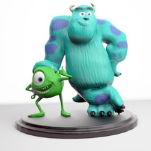Mike besudeln Monster Spielzeuge Spiele Karikatur komisch Pixar Universität Freunde Freundschaft Design Figuration 3d print model - Mito3D
