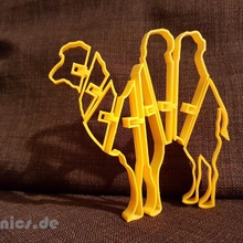 flexi articulated camel toys & games animal flex flexible print place jtronics 3d print model - Mito3D