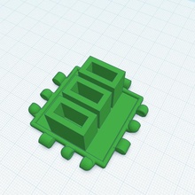 polipanel USB Kulp destek 3d print model - Mito3D