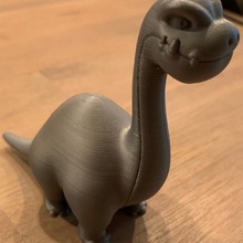 dibujos animados dinosaurio juguetes juegos figurilla juego juguete diplodocus 3d print model - Mito3D