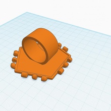 polypanel tovagliolo titolare supporto 3d print model - Mito3D