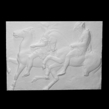 losa Oeste friso Partenón escanear 3d Grecia escultura Atenas soldados alivio acrópolis emitir Copiar 3dscanning caballos british museum repatriación imperialismo 3d print model - Mito3D