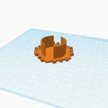 polypanel ikea mini candela titolare supporto 3d print model - Mito3D