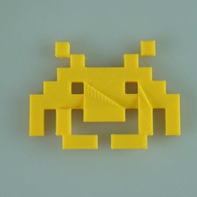 catch space invaders & garden 3d print model - Mito3D