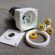 motor mini planetary gearbox reduction 1 47 toys & games bearing gear brushless torque jtronics 3d print model - Mito3D