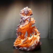 Sombrio Fénix ventilador arte fêmea maravilha escultura Super heroi mulher xmen x men Admirador chama Fênix sombria 3d print model - Mito3D
