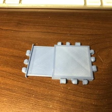 gleiten Quadrat poly Panel Spielzeuge Spiele 3d print model - Mito3D
