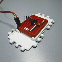prototype base panels polypanel electronics toys & games prototyping breadboard protopanel protopanels 3d print model - Mito3D
