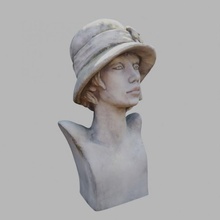 youngladysculpturescan Eğitim kız Hanım heykel taramak genç 3d print model - Mito3D