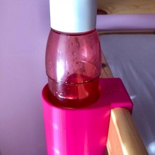 garrafa suporte unicórnio crianças criança cama câmara enfant licorne Bouteille cabaça 3d print model - Mito3D
