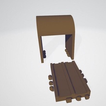 polipanel tachas túnel 3d print model - Mito3D