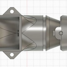 barco agua jet motor impulso 3d print model - Mito3D