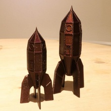 steampunk fusée jouets Jeux victorien 3d print model - Mito3D