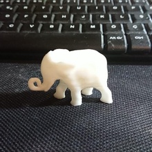 elephant - scaned figurine 3d print model - Mito3D
