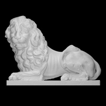 Lion analyse animal art Royal sculpture statue rue sauvage parc 3dprint Publique 3dscan rugir 3d print model - Mito3D
