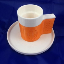 zarif coffee & garden cup design turkish product original colorful 3d print model - Mito3D