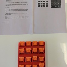 tinkercad braille game - letters kyra emma mr jones tactile visualimpairment 3d print model - Mito3D