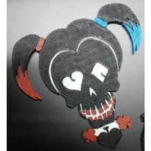 Harley Quinn suicídio pelotão ventilador arte dc dcuniverse esquadrão suicida 3d print model - Mito3D