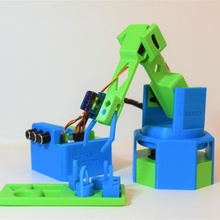 eğitici robotik kol mağaza arduino Eğitim çocuklar takım robot okul öğrenme kök robotlar robotarm silahı 3d print model - Mito3D