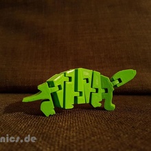 flexi articulado Tortuga juguetes juegos animal flexionar flexible jtronics 3d print model - Mito3D