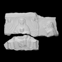 vergine bambino adoratore scansione arte Gesù Madonna religioso Maria sollievo frammento 3d print model - Mito3D