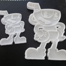 cuphead agresseur biscuit coupeur jardin 3d print model - Mito3D