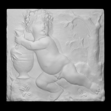 bacchus boy scan autumn figure relief personification dionysus 3d print model - Mito3D