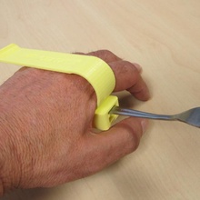 palmiye korusu kelepçe çatal bıçak takımı Pinza para Cubiertos sakatlık ulaşılabilirlik iş terapisi Discapacidad terapi yemek yardım 3d print model - Mito3D