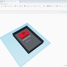 trophy youtube ytb trophy-youtube 3d print model - Mito3D