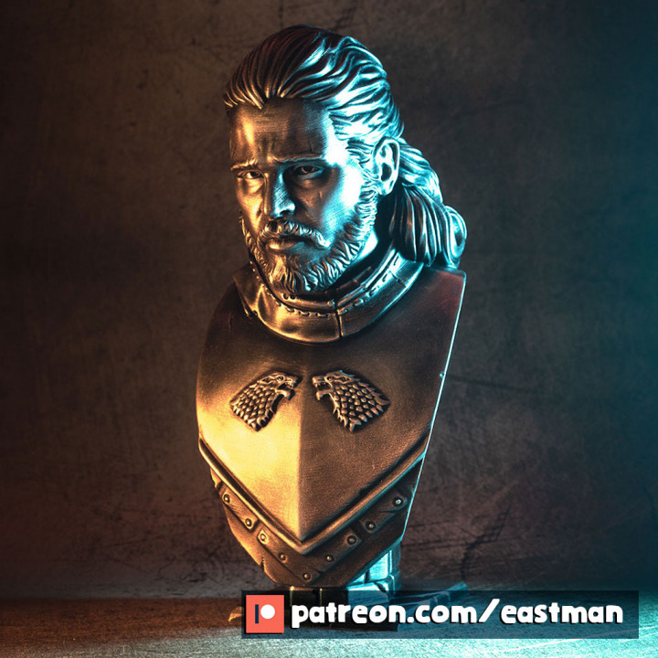 Jon neve fracasso ventilador arte armaduras jogos tronos Targaryen rígido 3 Aegon 3D print model - Mito3D