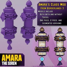 amara classe mod accessoires cosplay voûte borderlands sirène Amara 3d print model - Mito3D